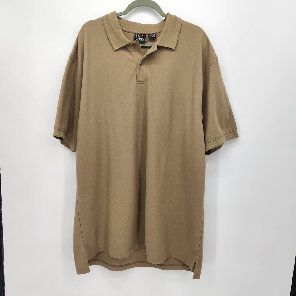 NWT‎ Jos. A. Banks Dark Olive Big & Tall Knit Polo Men's XXL